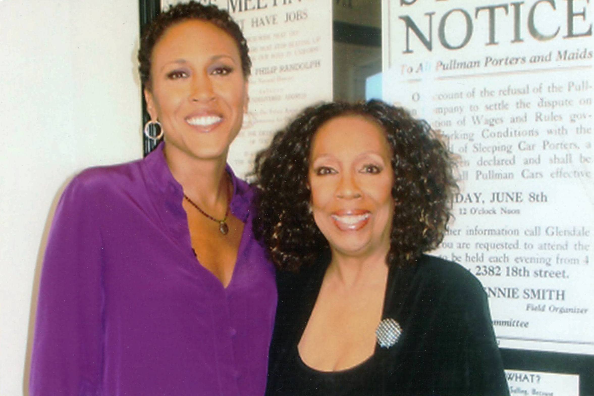 Robin Roberts And Dr Hughes Taping @APRPP For GMA Segment